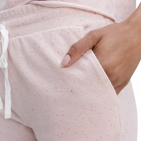 SPLENDID Speckled Flare-leg Lounge Pants In Peach Multi - Picture 3 of 6